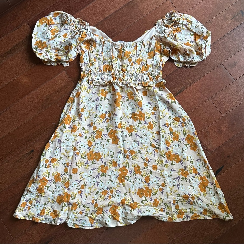 Astr White Ruffled Sundress - Picture 5 of 7